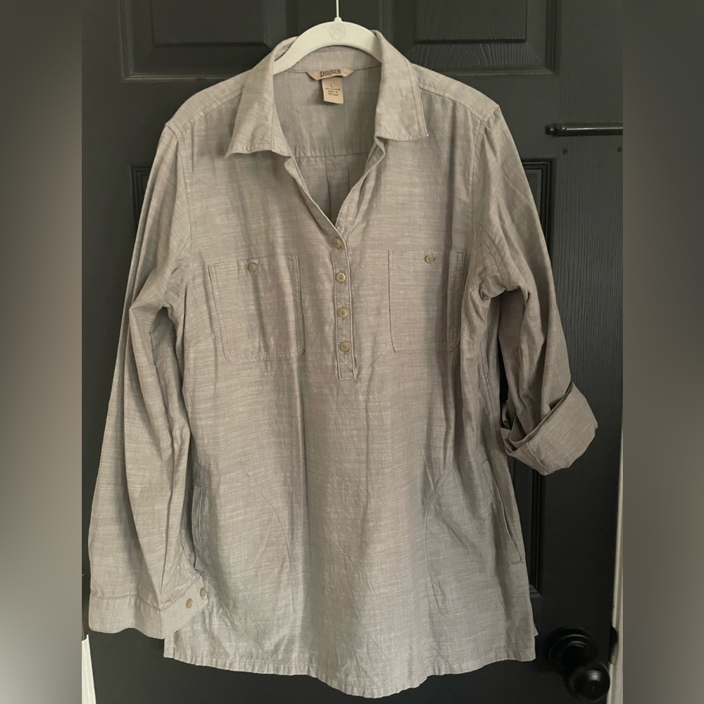 Duluth tunic, gray size large